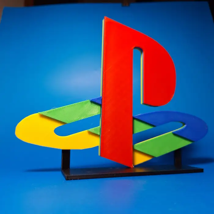 Impresión 3D de logo de Playstation