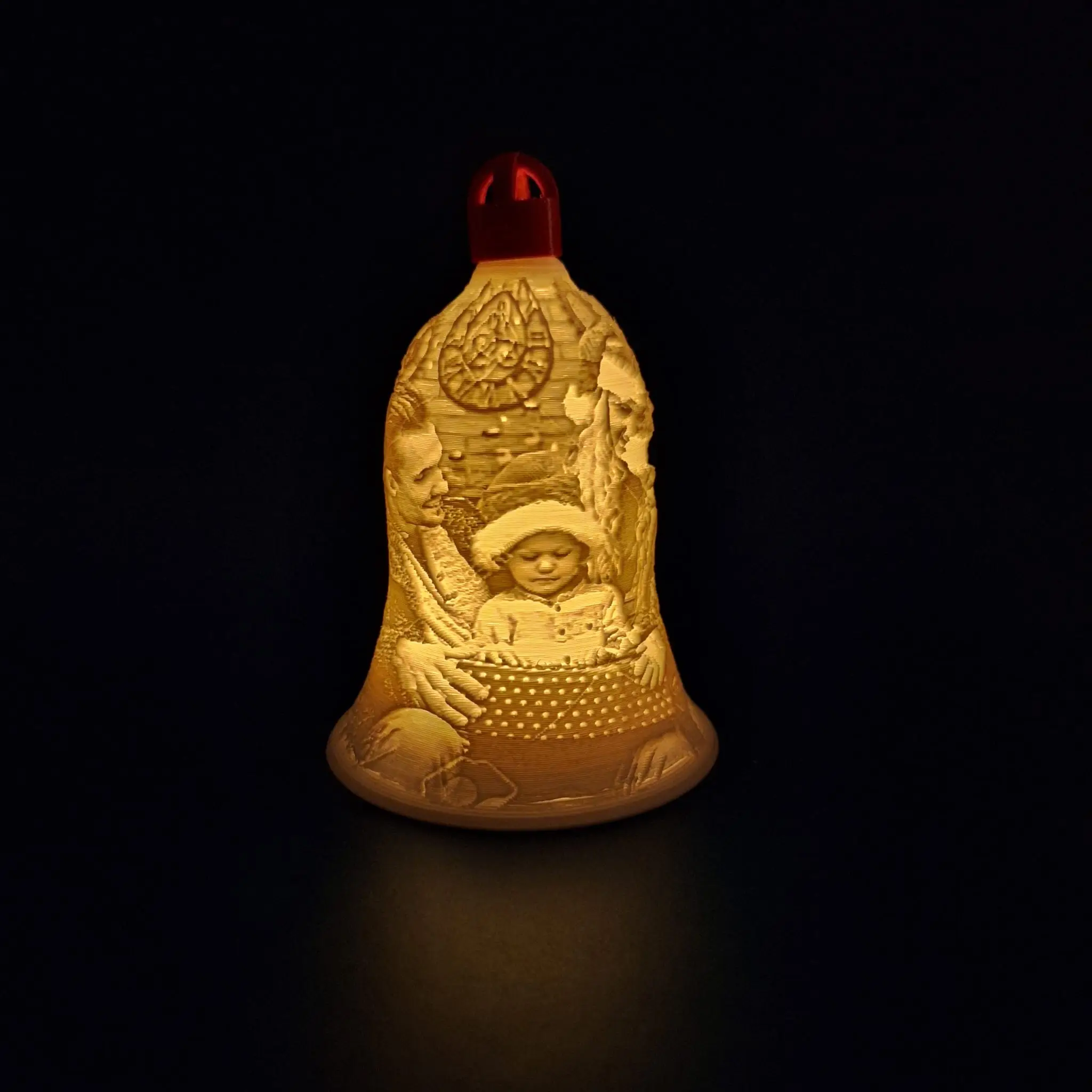 Impresión 3D de campana de navidad