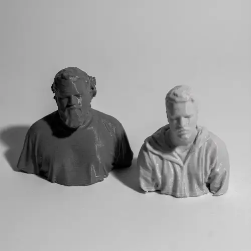 Impresión 3D de campana de figuras humanas