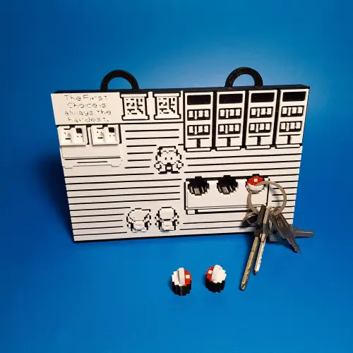 Impresión 3d de llavero de Pokémon